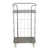 Display Table Grey Finish