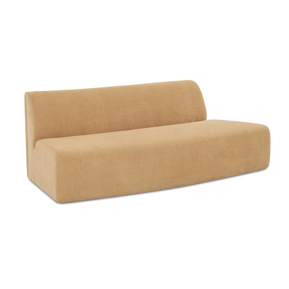 Naomi Convex Sofa in Golden Yellow