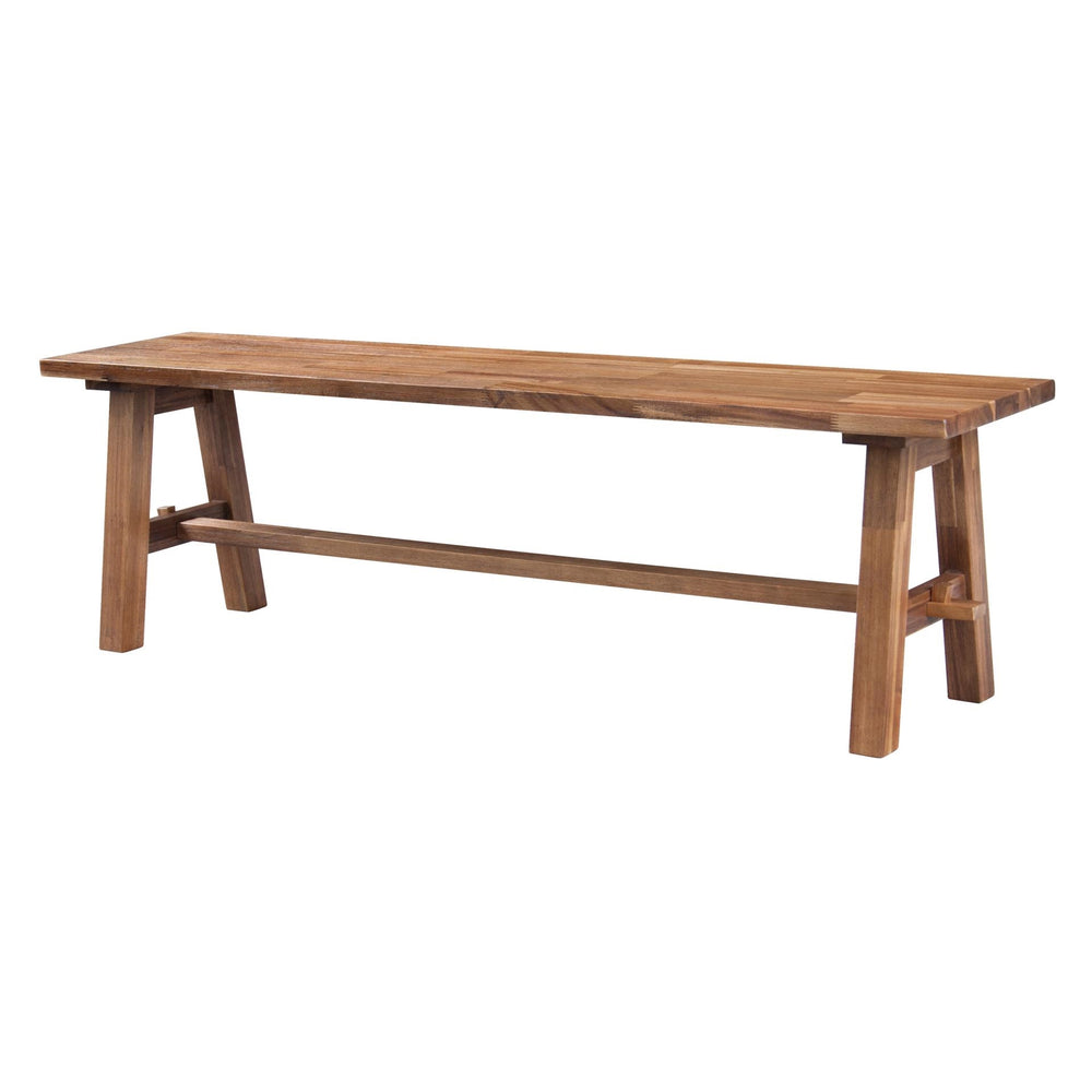Bedford 59" Bench "A" Base In Brushed Brown 