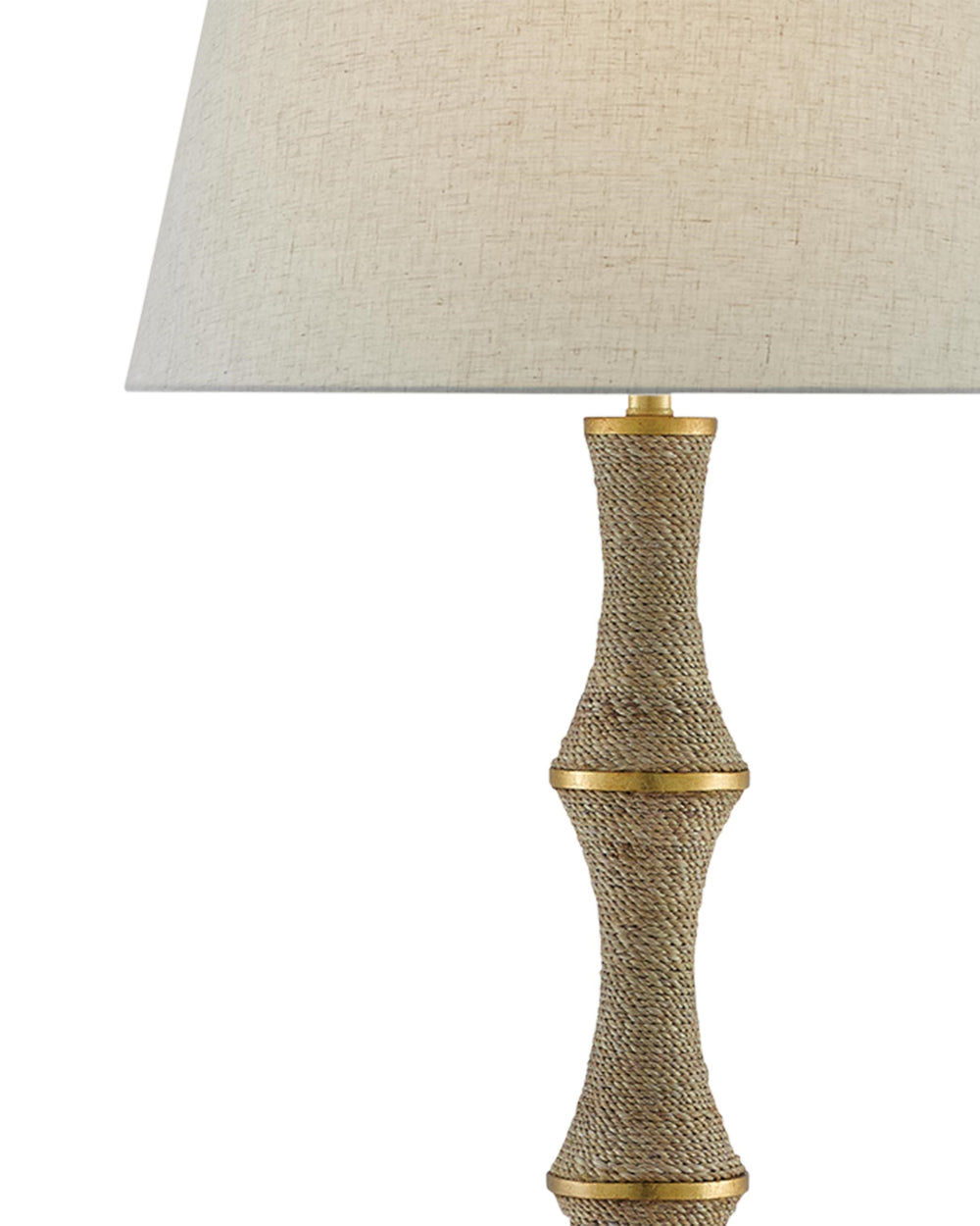 Bourgeon Floor Lamp In Natural & Gold