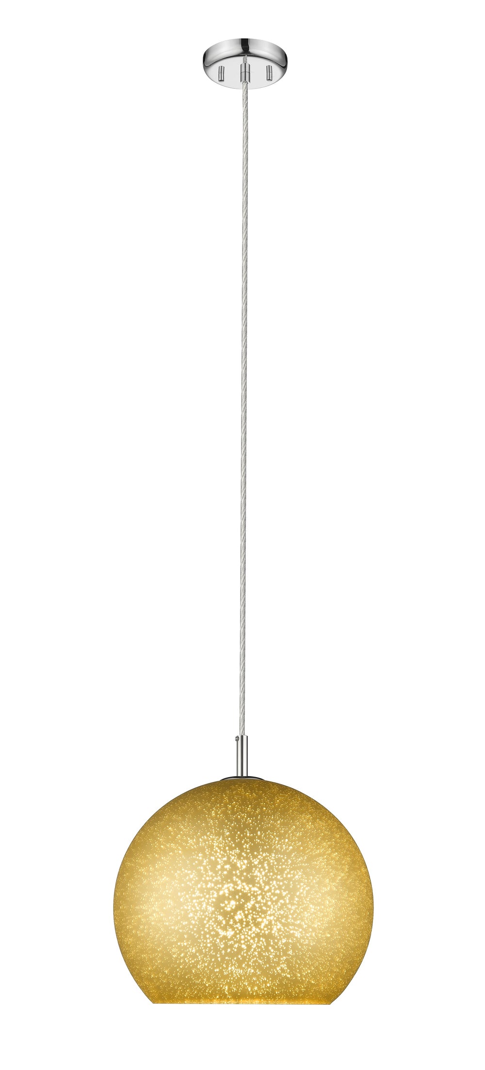 Nimbus 1 Light Pendant in Chrome Finish
