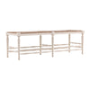 Cream Reed Bench