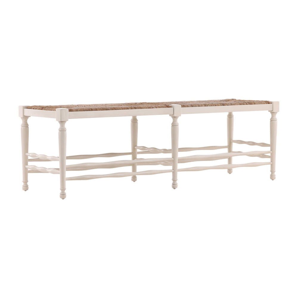 Cream Reed Bench