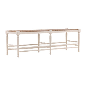 Cream Reed Bench