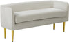 Tim Bench In Cream Velvet