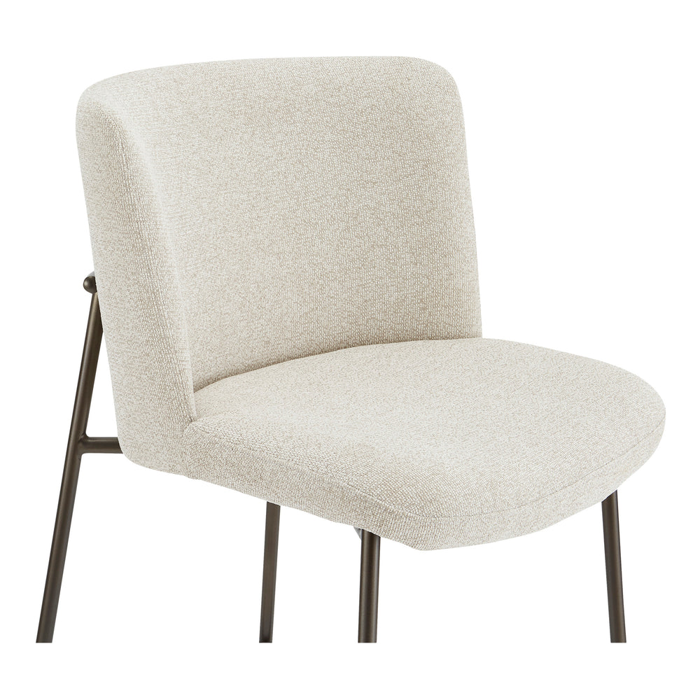 Moe's Early Bar Stool in Beige Performance Fabric