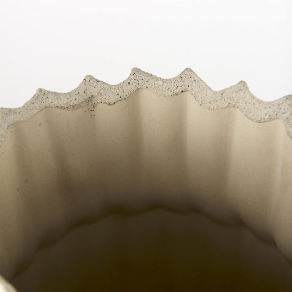 Cardon 23.0H Cream Ceramic Vase