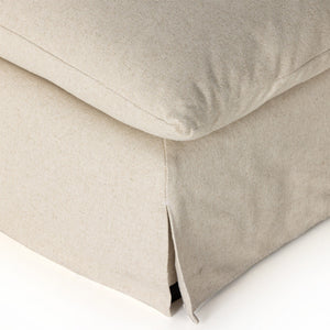 Grant Slipcover Sectional In Antwerp Natural And Espresso