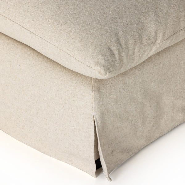 Grant Slipcover Sectional In Antwerp Natural And Espresso