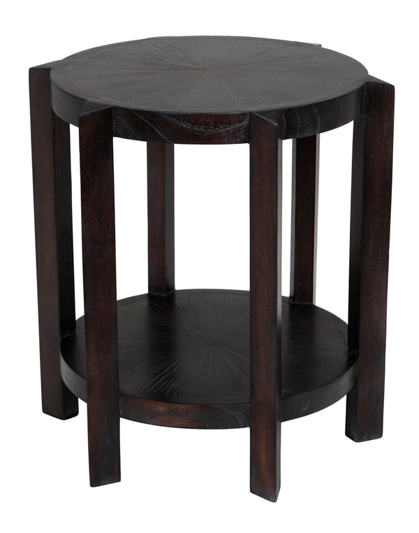 Yuhuda Small Side Table, Sombre Finish
