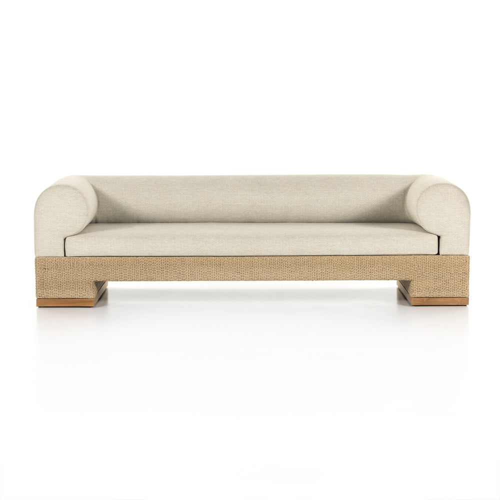 Joss Outdoor Sofa In 106" In Natural Teak
