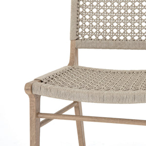 Delmar Outdoor Dining Chair to Washed Brown