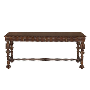 Portuguese Desk, Hand Rubbed Brown