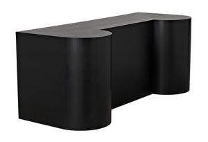 Concierge Desk, Black Steel