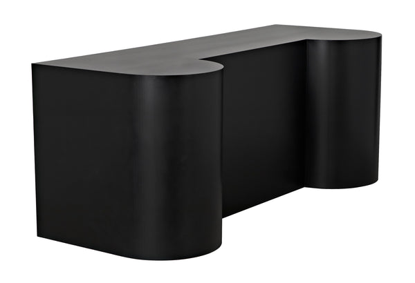 Concierge Desk, Black Steel
