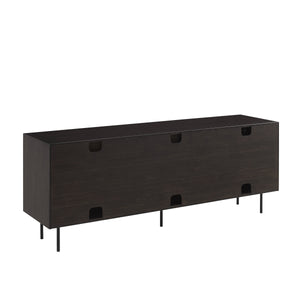 Hanna Console Sideboard, Caviar/Wheat