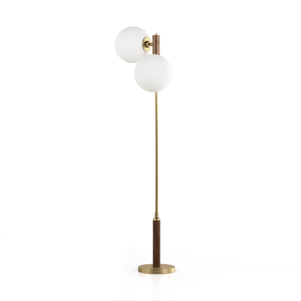 Colome Floor Lamp In Natural Walnut