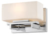 Kaleb 1 Light Wall Sconce in Chrome Finish