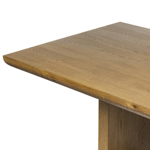 Garrett Dining Table - Amber Oak Thin Veneer
