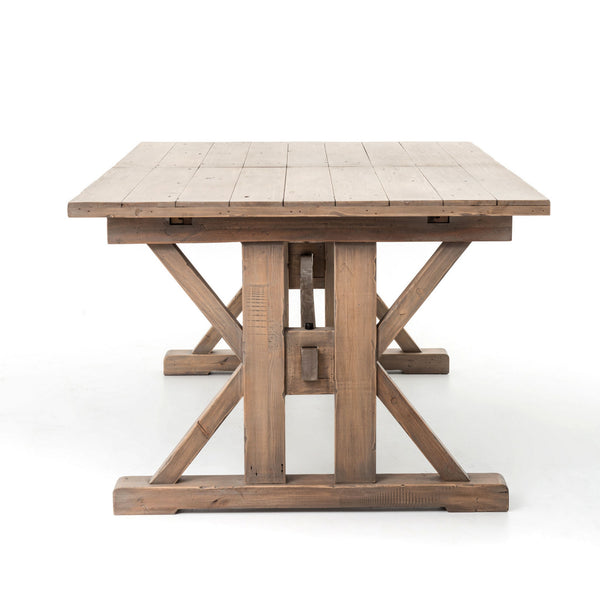 Florence Extension Dining Table-Sundried Wheat