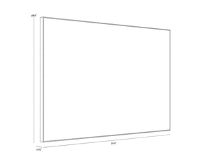 SMOOTH OPERATOR - 72" X 48" - LIGHT BROWN FLOATER FRAME