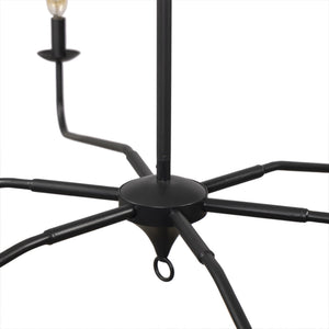 Edlyn Chandelier - Antiqued Iron