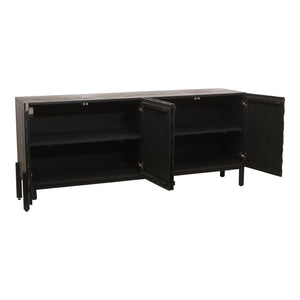 Misaki Sideboard in Black Oak Finish