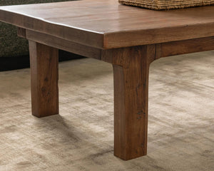 Carmel Reclaimed Wood Rectangle Coffee Table - Earthy Terra