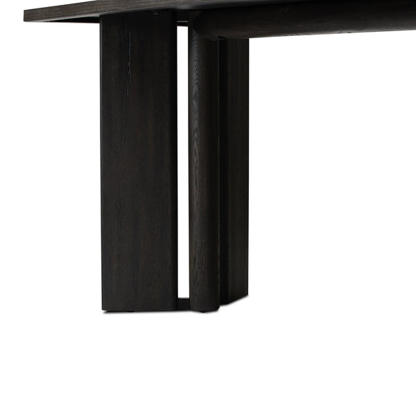 Huxley Console Table In Smoked Black Veneer