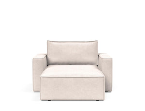NEWILLA LOUNGER CHAIR W/STANDARD ARM RESTS, 39"X61"
