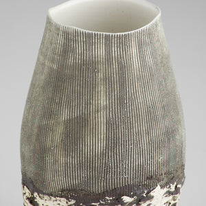 Calypso Vase | Off White | Brown - Small