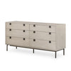 Carly 6 Drawer Dresser In Grey Wash