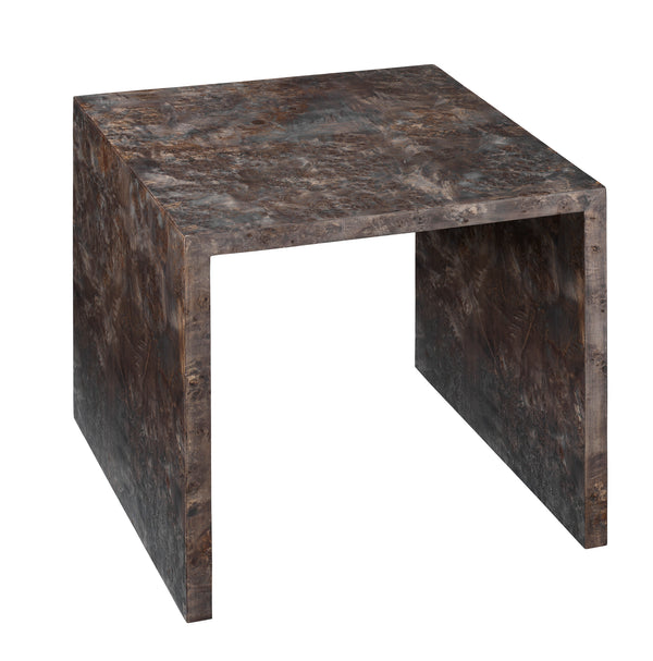 Bedford Wood Set of 2 Nesting Tables, Charcoal