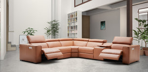 Killian Motion Sectional in Caramel