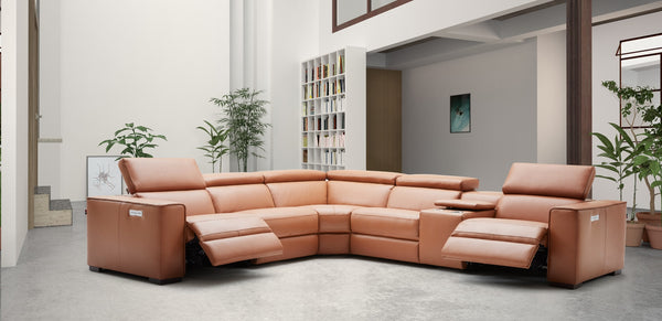 Killian Motion Sectional in Caramel