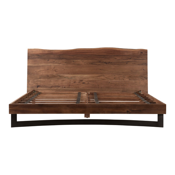 Moe's Bent King Size Bed in Acacia Wood
