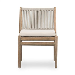 Rosen Outdoor Dining Chair In Natural Eucal