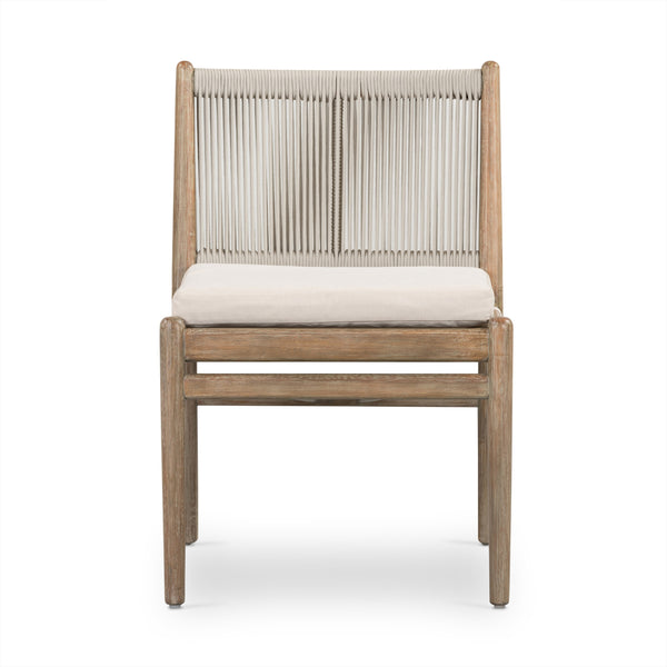 Rosen Outdoor Dining Chair In Natural Eucal