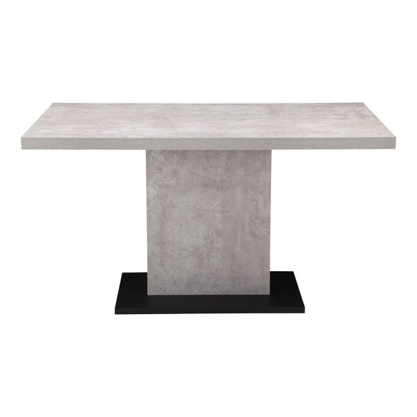 Moe's Hanlon Dining Table Light Grey Concrete, 4-Seater