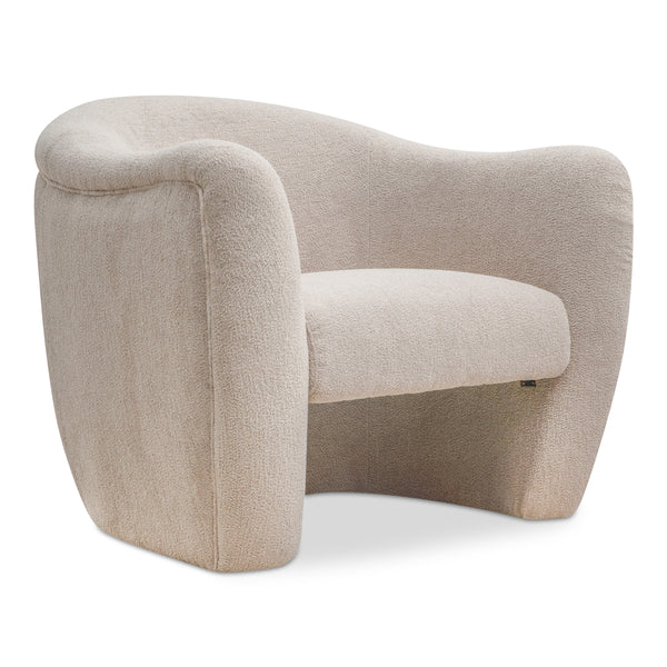 Moe's Domino Accent Chair in Beige
