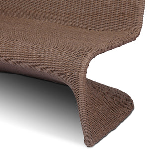 Portia Outdoor Dining Bench - Tanned Weave