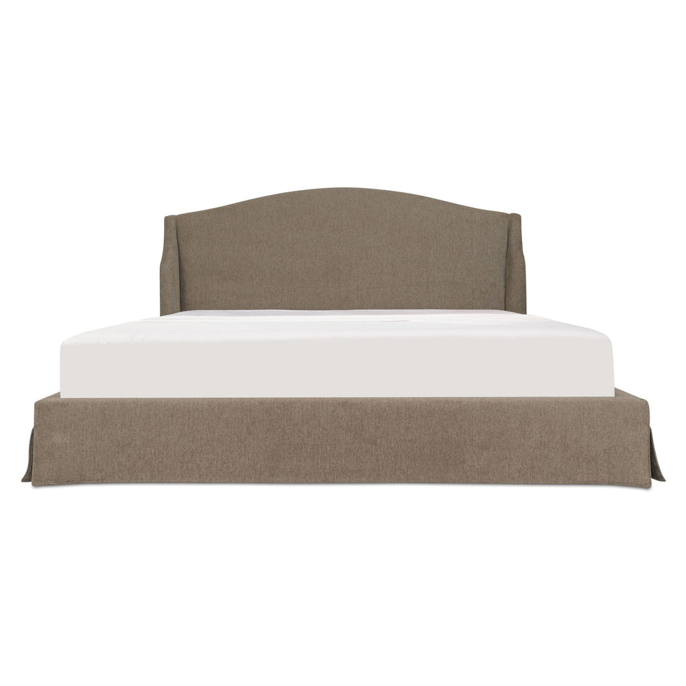 Moe's Weston King Storage Bed with Wingback Frame