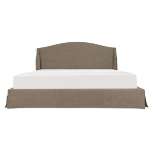 Moe's Weston King Storage Bed with Wingback Frame