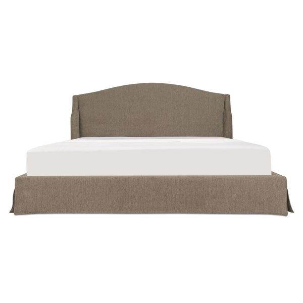 Moe's Weston King Storage Bed with Wingback Frame