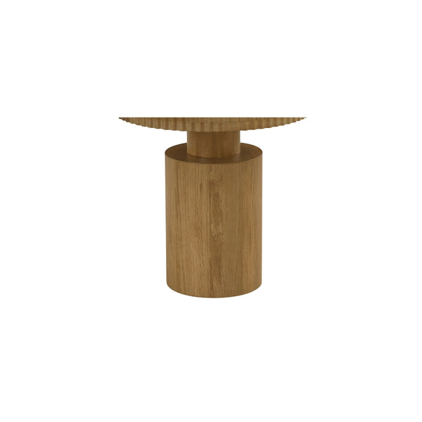 Moe's Leigh Side Table in Brown Oak