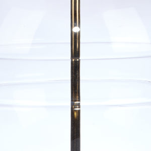 Satellite Glass Table Lamp, Antique Brass