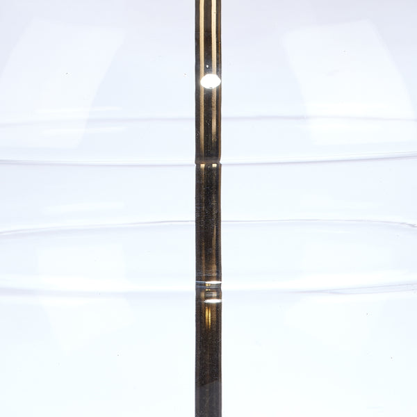 Satellite Glass Table Lamp, Antique Brass