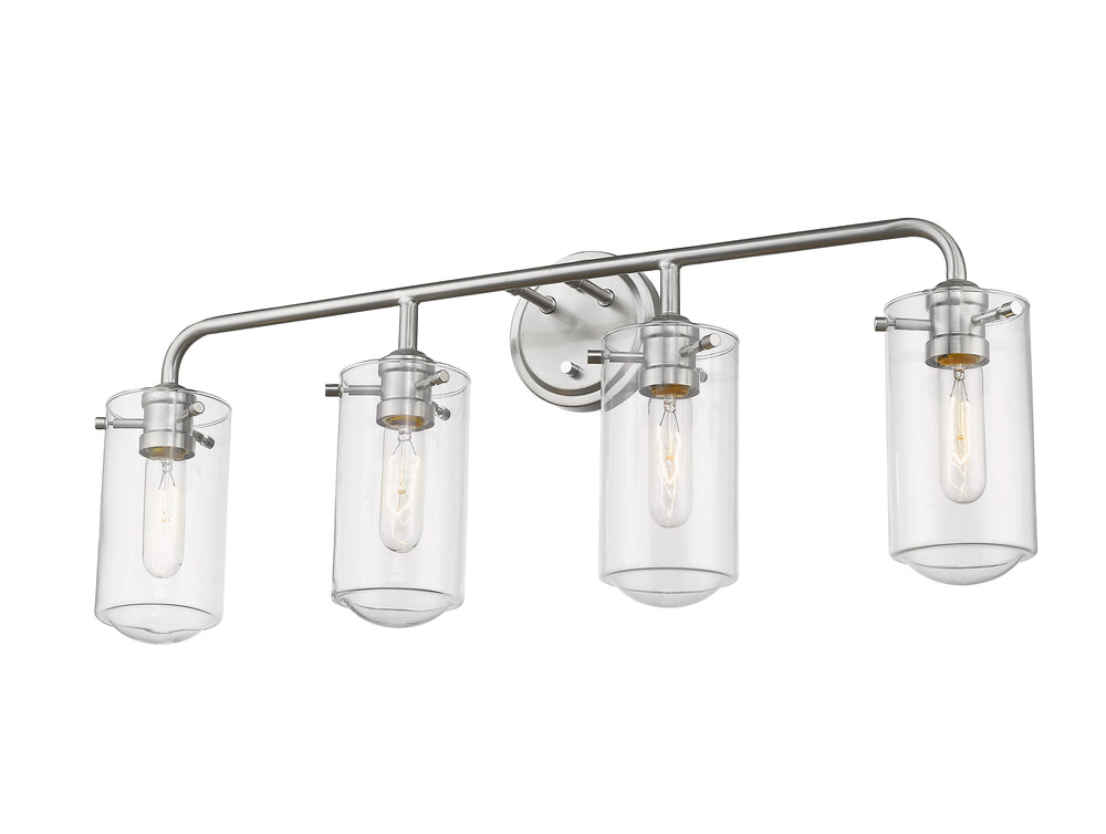 Delaney 4 Light Vanity in Brushed Nickel Finish