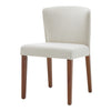 Albie Fabric Dining Side Chair In Cardiff Cream (Set of 2)