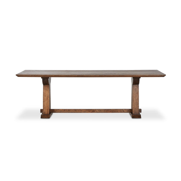 Ashwin Dining Table in Brown Oak